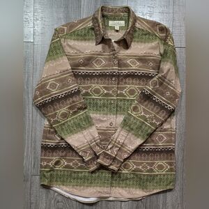 Cabela's  Southwestern/ Aztec Pattern Button-Down Shirt